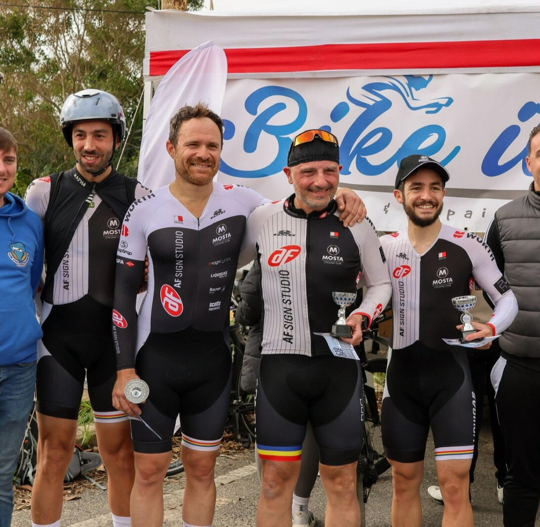 Mosta Cycling Podium