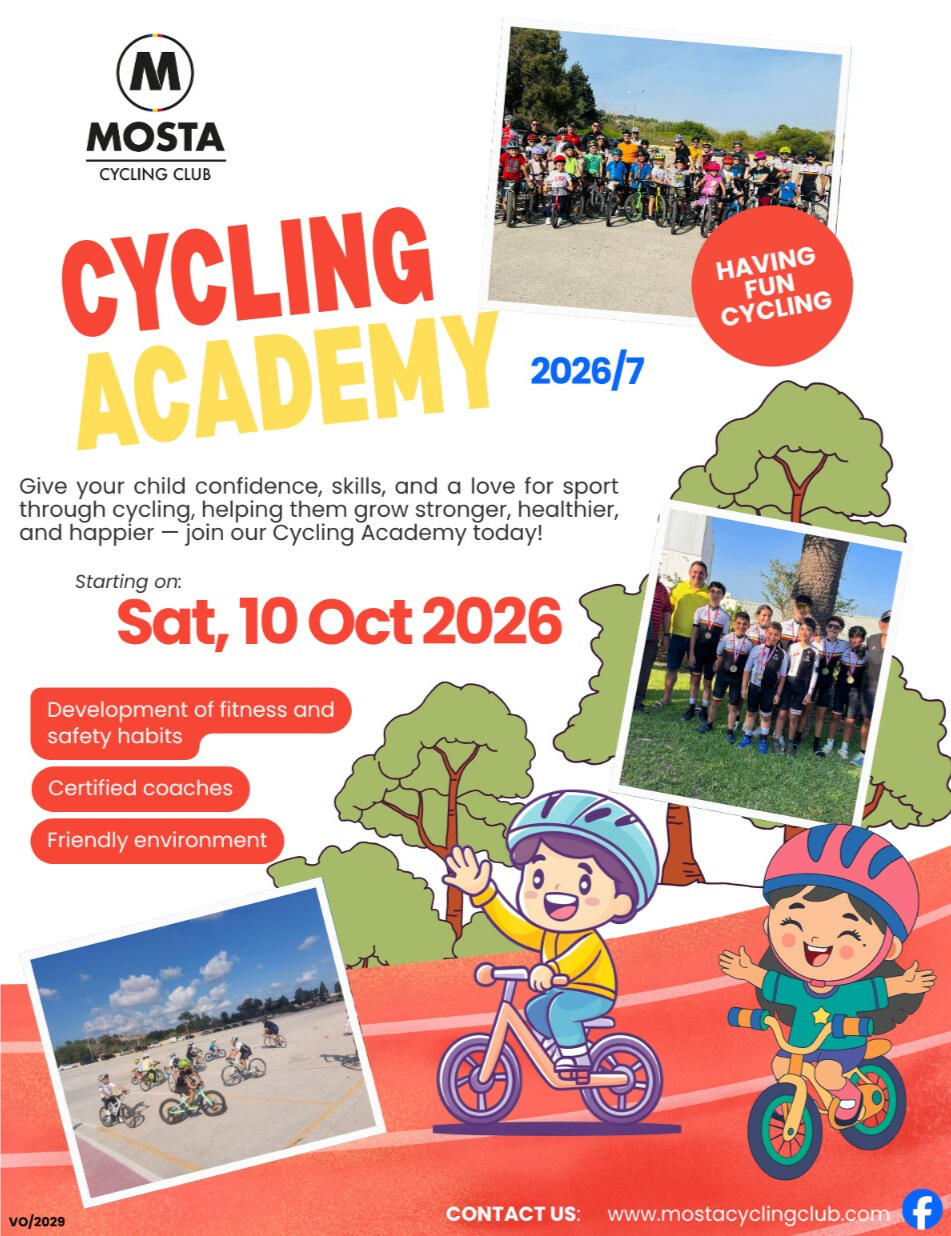 Mosta Cycling Club Academy 2026 2027